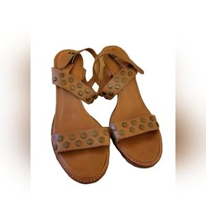 Dani Black studded heel sandals